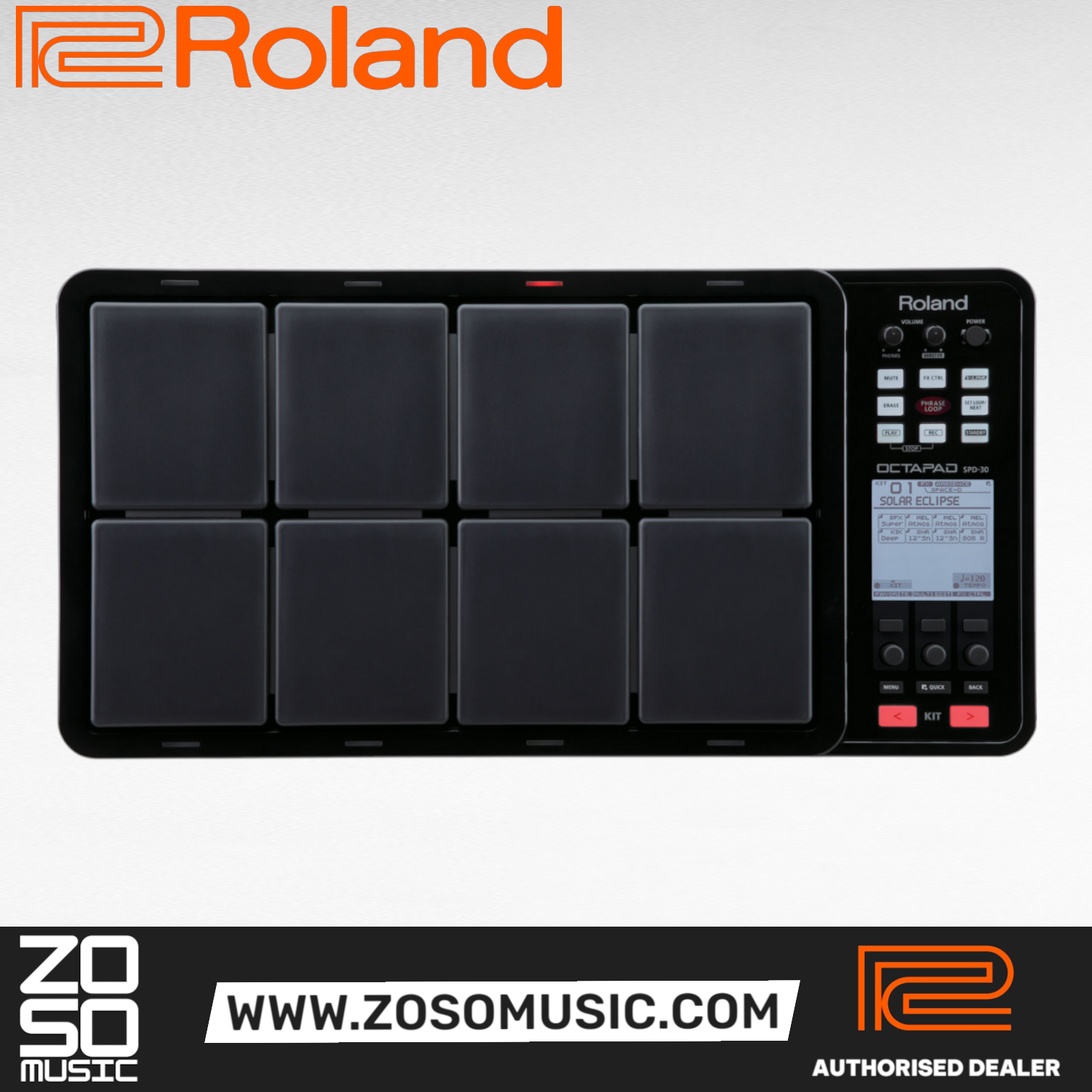 Roland Octapad SPD-30 Percussion Pad - Black (SPD30), ROLAND, ELECTRONIC DRUM, roland-electronic-drum-spd-30bk, ZOSO MUSIC SDN BHD