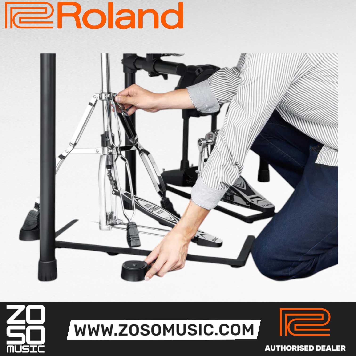 Roland NE-1 Noise Eater Isolation Foot (NE1), ROLAND, DRUM ACCESSORIES, roland-drum-accessories-ne-1, ZOSO MUSIC SDN BHD