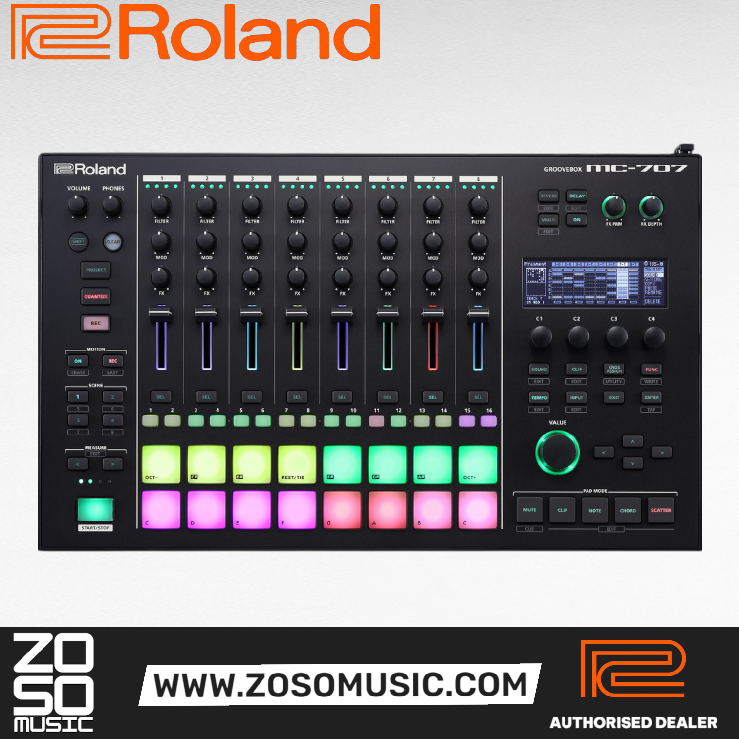 Roland MC-707 Groovebox (MC707), ROLAND, SEQUENCER, roland-sequencer-mc-707, ZOSO MUSIC SDN BHD