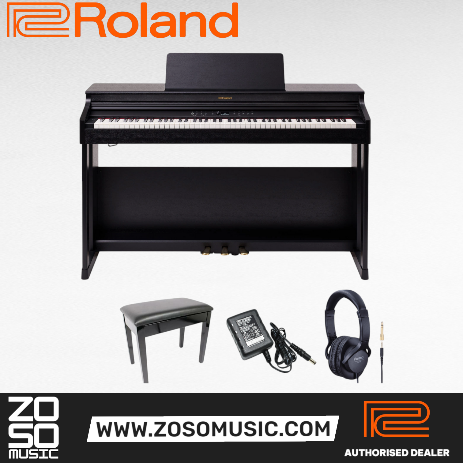 Roland RP-701 88-key Digital Piano - Contemporary Black Finish (RP701 / RP 701), ROLAND, DIGITAL PIANO, roland-digital-piano-rp701cb, ZOSO MUSIC SDN BHD