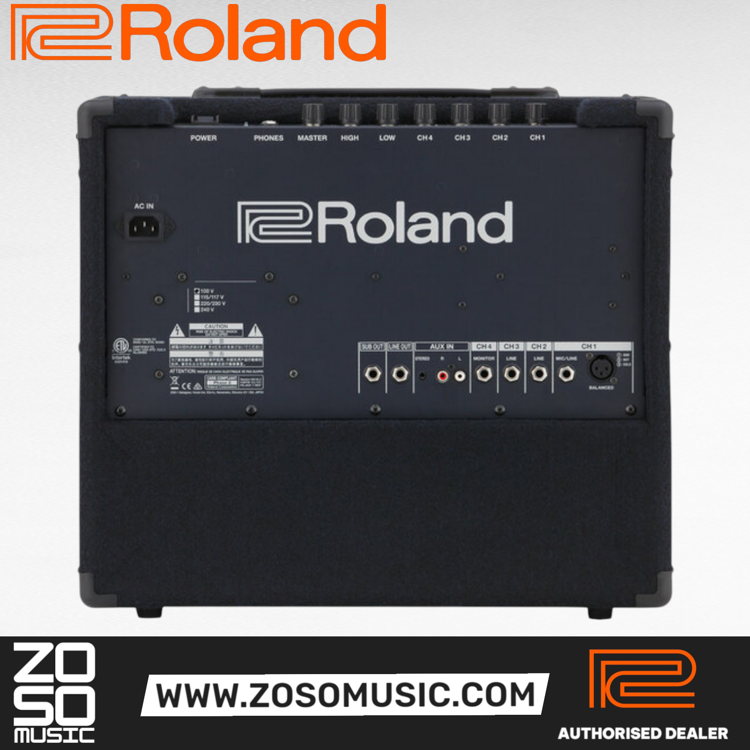 Roland PM-200 180-Watt 1x12 2-Channel Powered Drum Monitor (PM200 / PM 200), ROLAND, DRUM AMPLIFIER, roland-drum-amplifier-pm-200, ZOSO MUSIC SDN BHD