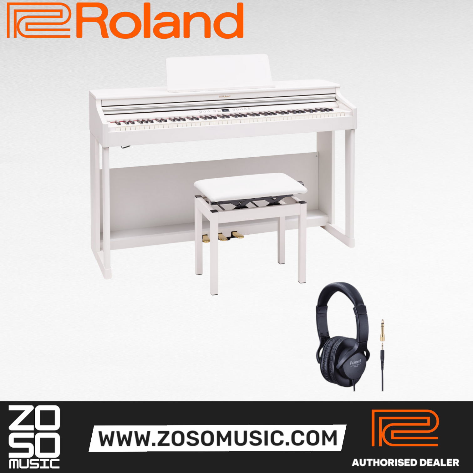 Roland RP-701 88-key Digital Piano - White Finish (RP701 / RP 701), ROLAND, DIGITAL PIANO, roland-digital-piano-rp701wh, ZOSO MUSIC SDN BHD