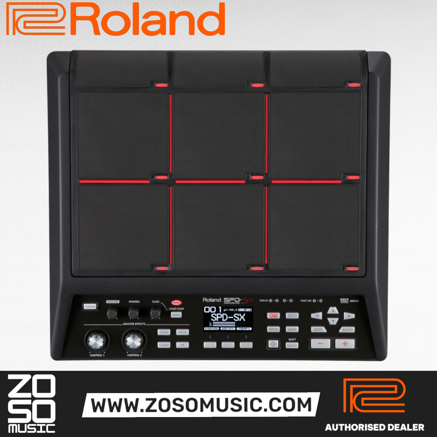 Roland SPD-SX Sampling Percussion Pad (SPDSX), ROLAND, ELECTRONIC DRUM, roland-electronic-drum-spd-sx, ZOSO MUSIC SDN BHD