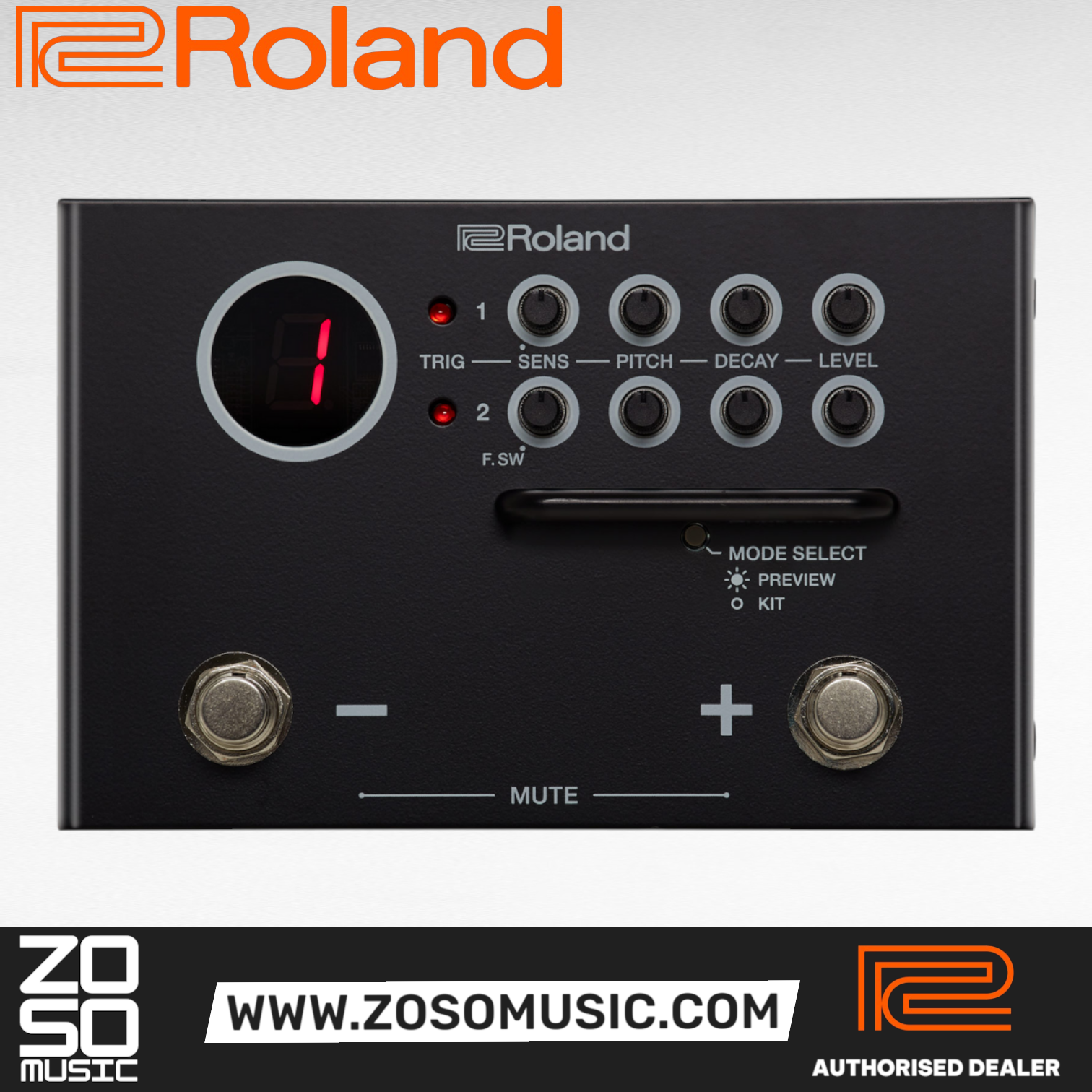 Roland TM-1 Trigger Module (TM1), ROLAND, DRUM ACCESSORIES, roland-drum-accessories-tm-1, ZOSO MUSIC SDN BHD