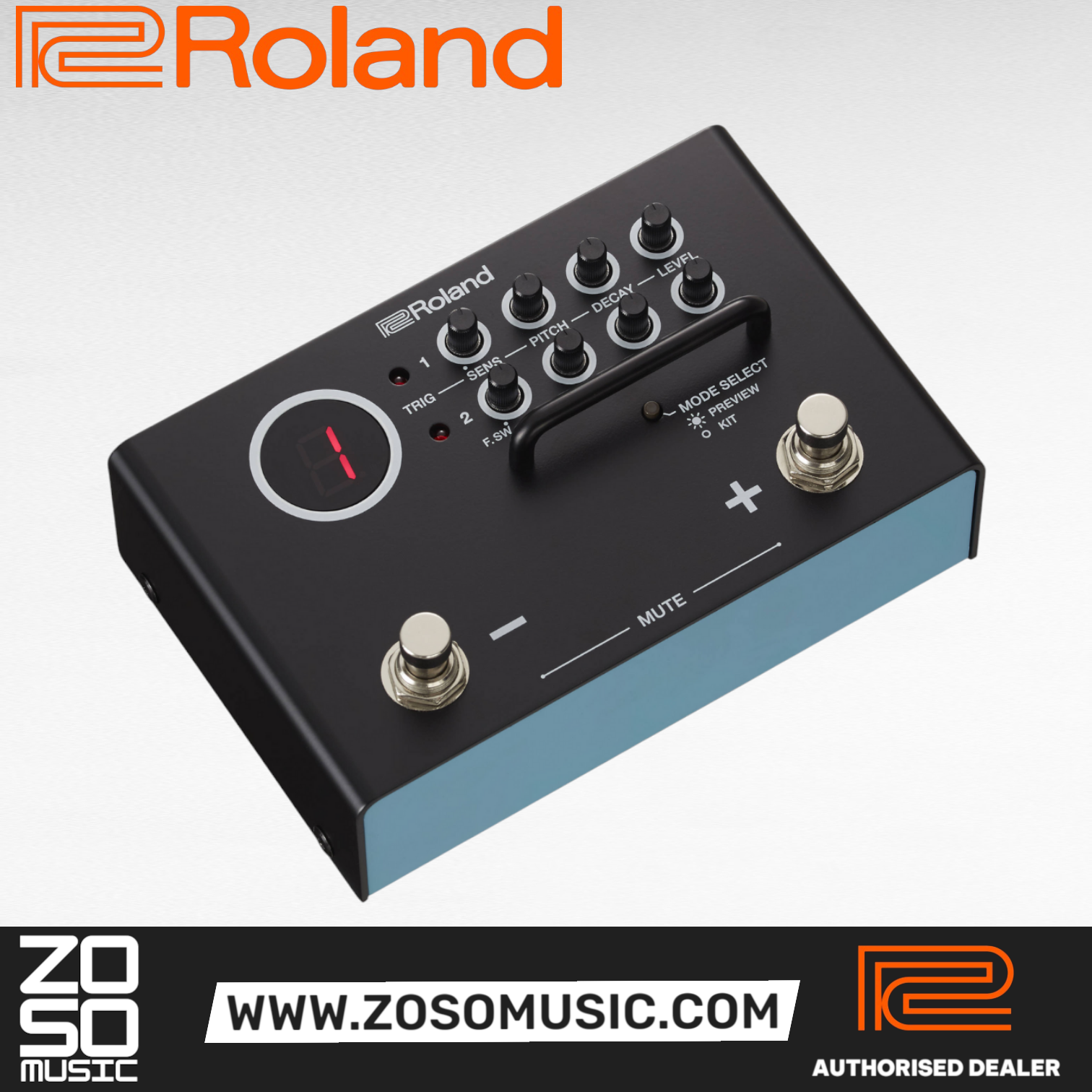 Roland TM-1 Trigger Module (TM1), ROLAND, DRUM ACCESSORIES, roland-drum-accessories-tm-1, ZOSO MUSIC SDN BHD