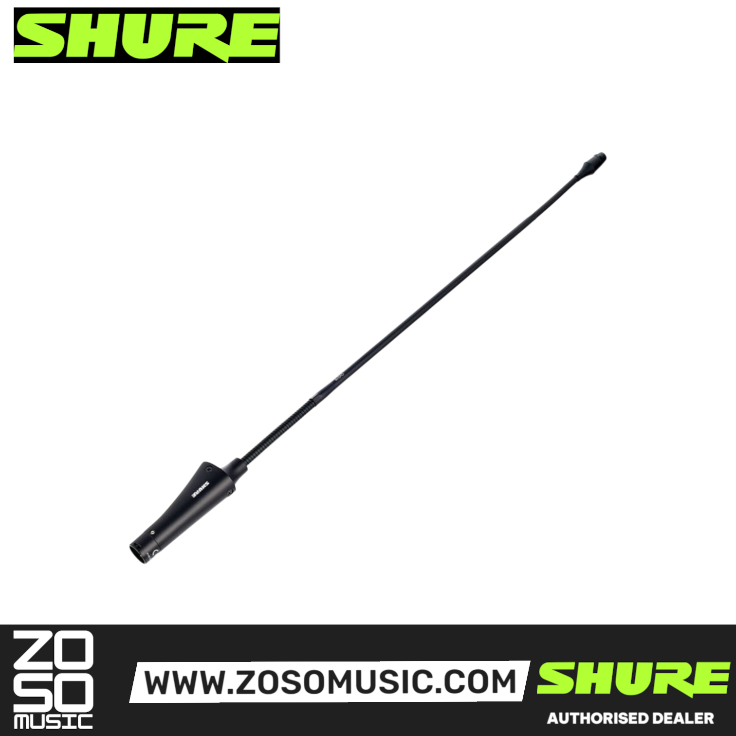 Shure CVG18-B/C Centraverse 18" Gooseneck Condenser Microphone (CVG18), SHURE, MICROPHONE, shure-microphone-cvg18-b-c, ZOSO MUSIC SDN BHD