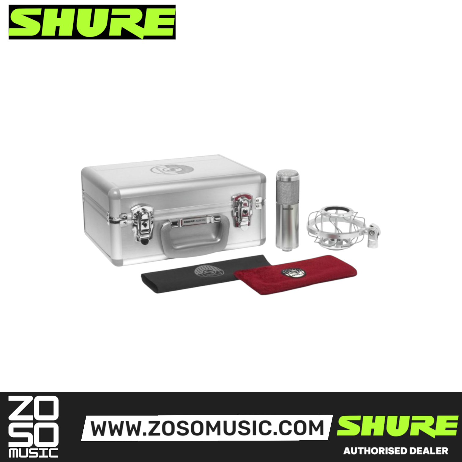 Shure KSM353/ED Premier Bi-directional Ribbon Microphone (KSM353-ED / KSM353ED / KSM353 ED), SHURE, MICROPHONE, shure-microphone-ksm353-ed, ZOSO MUSIC SDN BHD