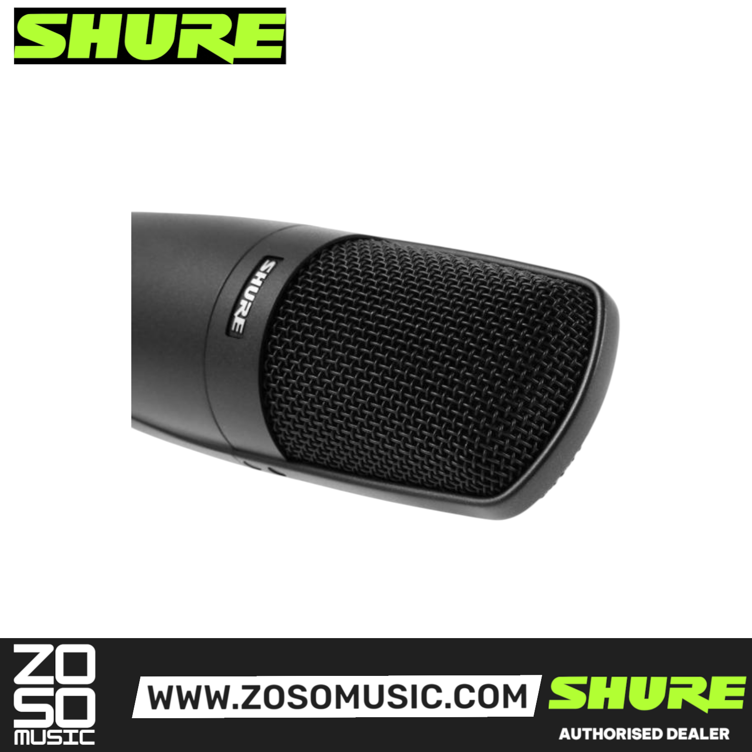 Shure KSM32/CG Large Diaphragm Condenser Microphone - Charcoal Gray (KSM32-CG / KSM32CG / KSM32 CG), SHURE, MICROPHONE, shure-microphone-ksm32-cg, ZOSO MUSIC SDN BHD