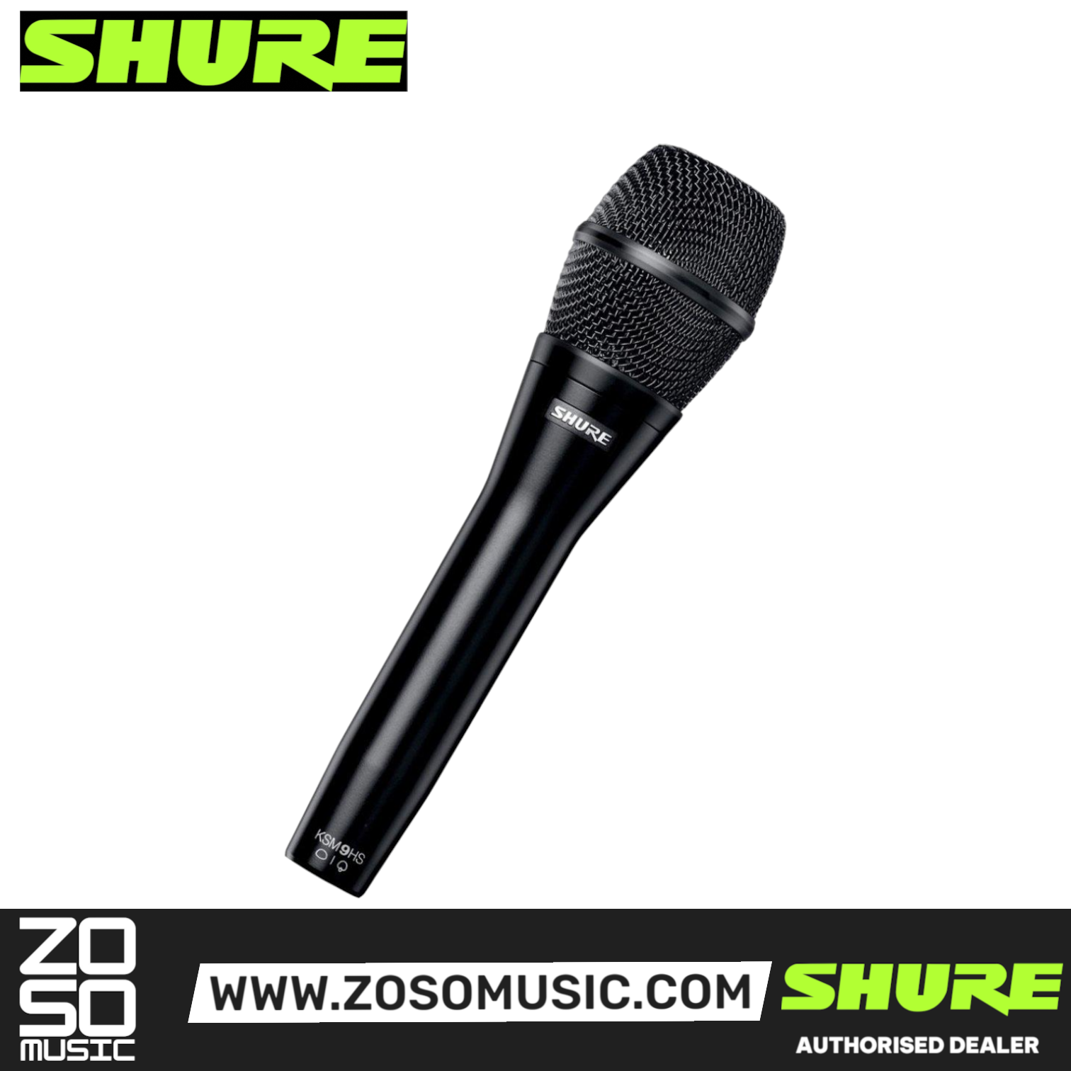 Shure KSM9HS Handheld Vocal Microphone (KSM 9 HS / KSM9 HS), SHURE, MICROPHONE, shure-microphone-ksm9hs, ZOSO MUSIC SDN BHD