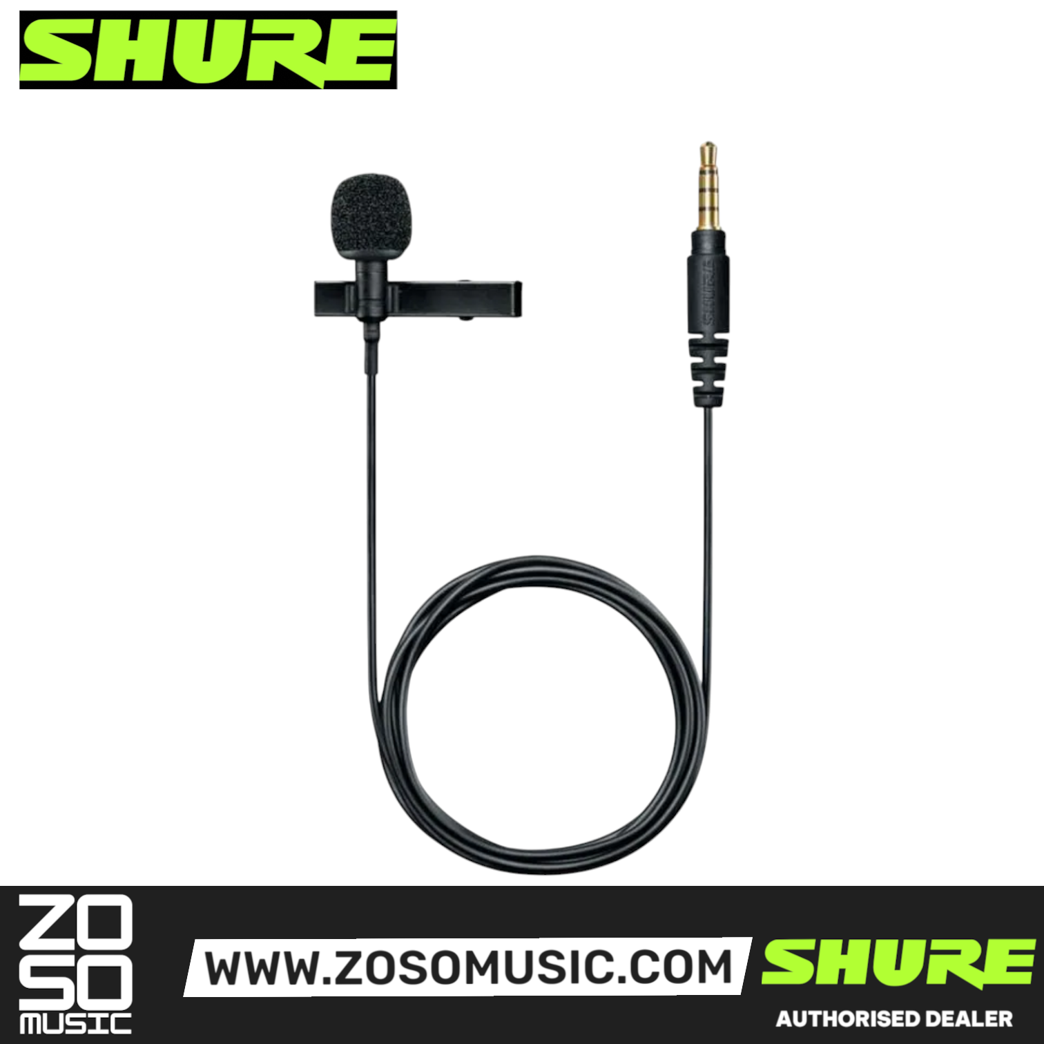 Shure MVL Mobile Lavalier Microphone *Price Match Promotion*, SHURE, MICROPHONE, shure-microphone-mvl, ZOSO MUSIC SDN BHD