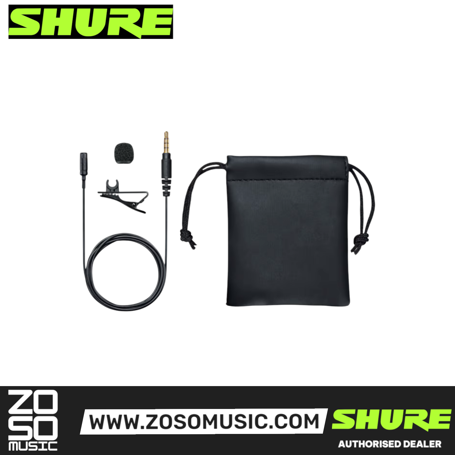 Shure MVL Mobile Lavalier Microphone *Price Match Promotion*, SHURE, MICROPHONE, shure-microphone-mvl, ZOSO MUSIC SDN BHD