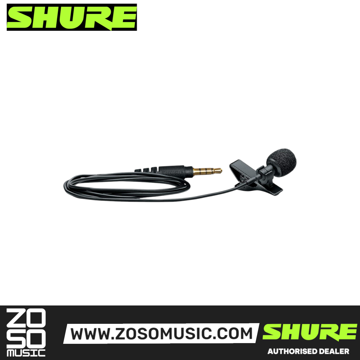 Shure MVL Mobile Lavalier Microphone *Price Match Promotion*, SHURE, MICROPHONE, shure-microphone-mvl, ZOSO MUSIC SDN BHD