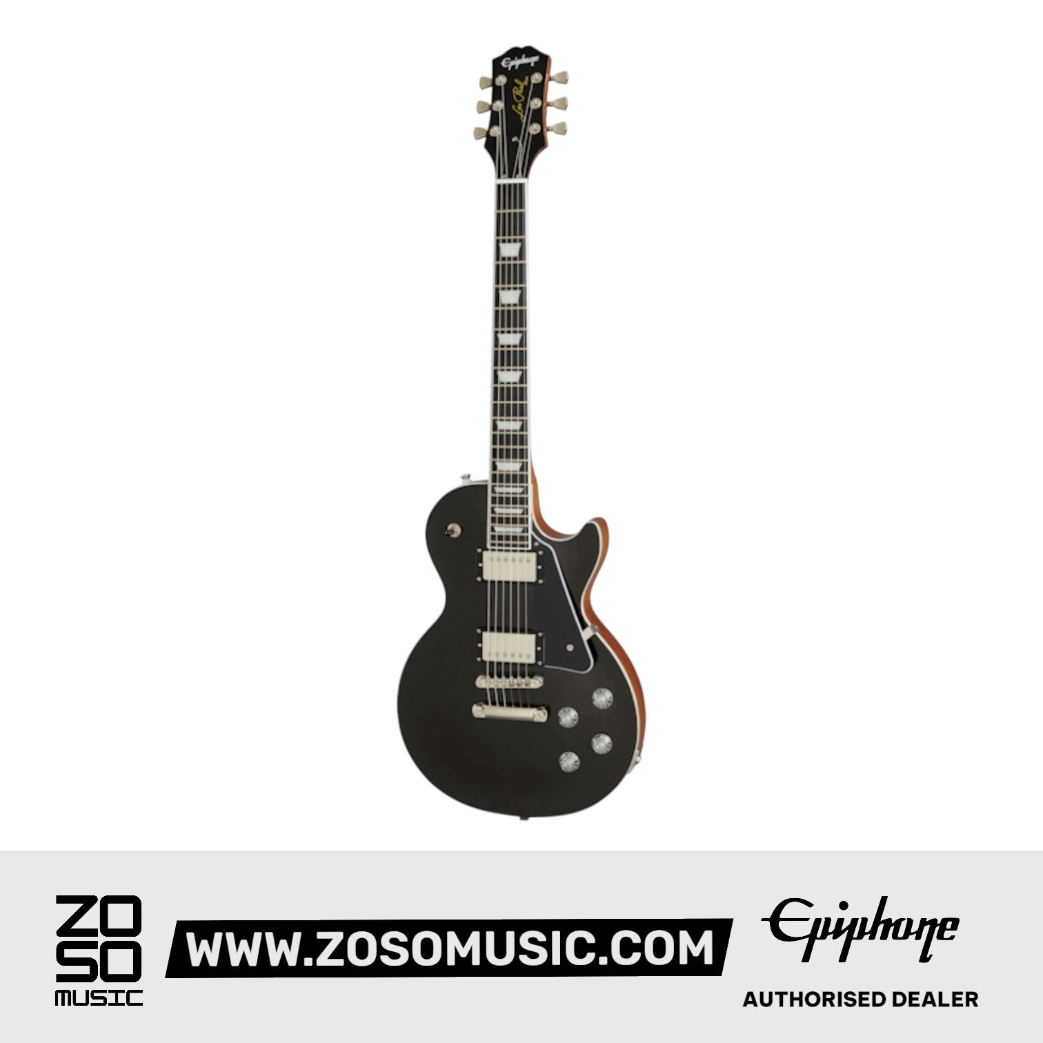 EPIPHONE LES PAUL MODERN ELECTRIC GUITAR COLOR GRAPHITE BLACK EILMGPHNH1 | EPIPHONE , Zoso Music