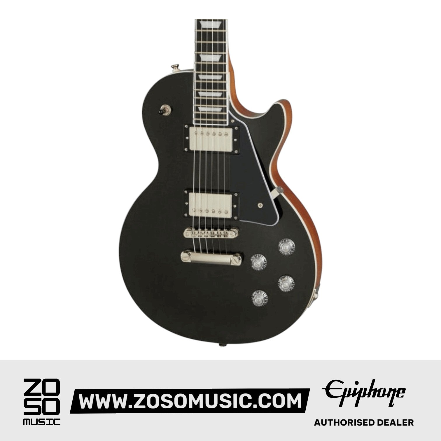 EPIPHONE LES PAUL MODERN ELECTRIC GUITAR COLOR GRAPHITE BLACK EILMGPHNH1 | EPIPHONE , Zoso Music