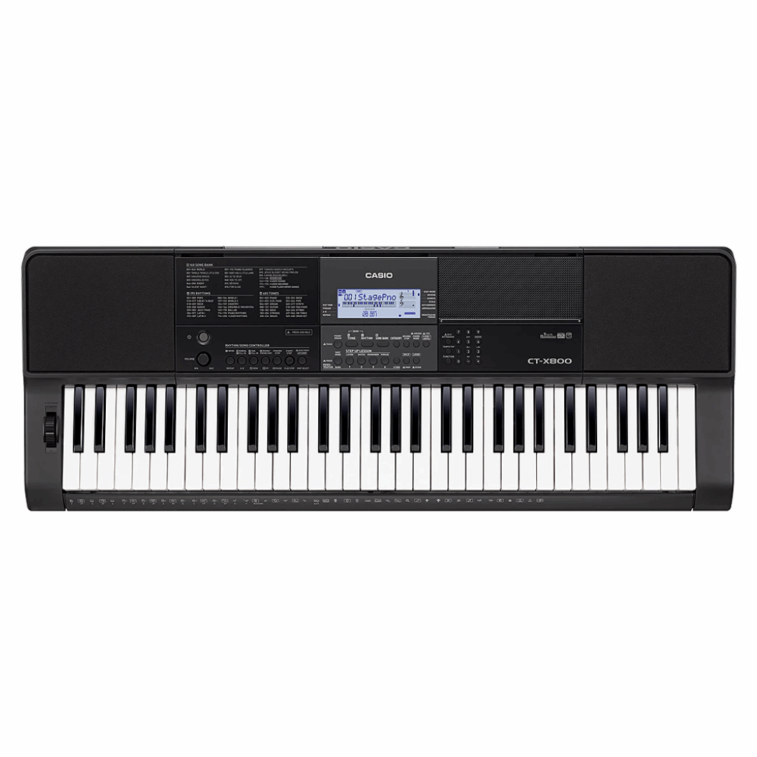 CASIO CT-X800 61-KEYS PORTABLE KEYBOARD WITH KEYBOARD STAND & SUSTAIN PEDAL | CASIO , Zoso Music