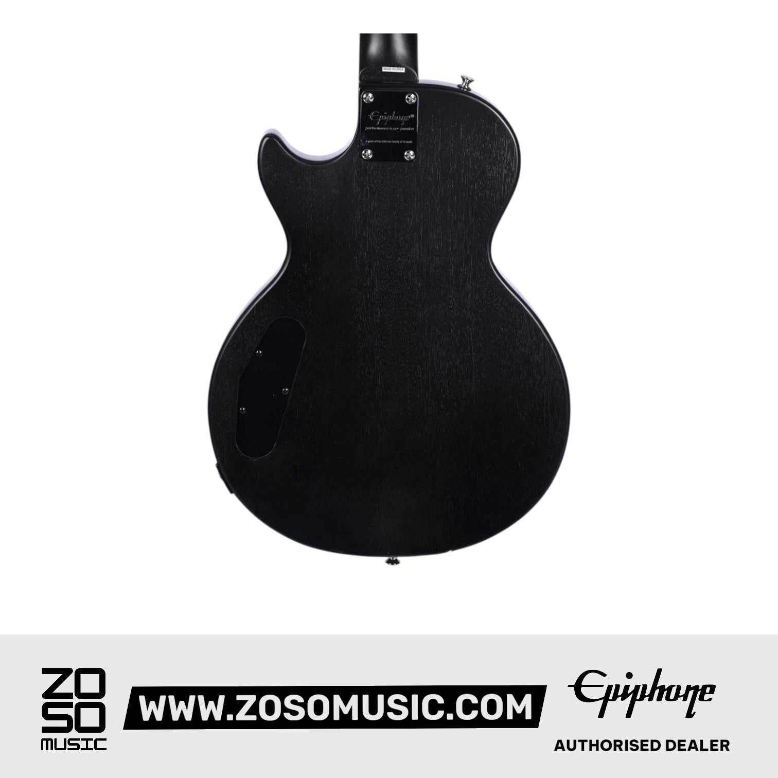 EPIPHONE LES PAUL SPECIAL VE ELECTRIC GUITAR VINTAGE WORN EBONY | Zoso Music
