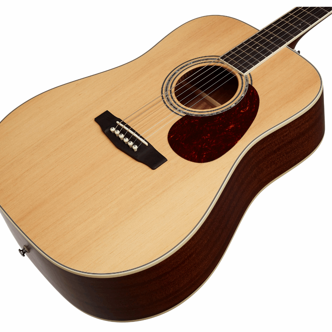Cort Earth 100 Acoustic Guitar With Bag Natural | CORT , Zoso Music