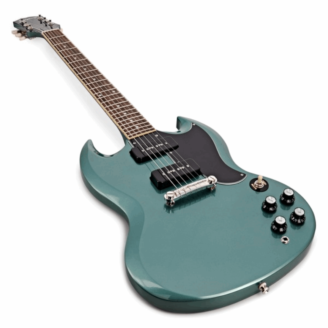 EPIPHONE SPECIAL P-90 FADED PELHAM BLUE COLOR ELECTRIC GUITAR EISPFPENH1 | EPIPHONE , Zoso Music