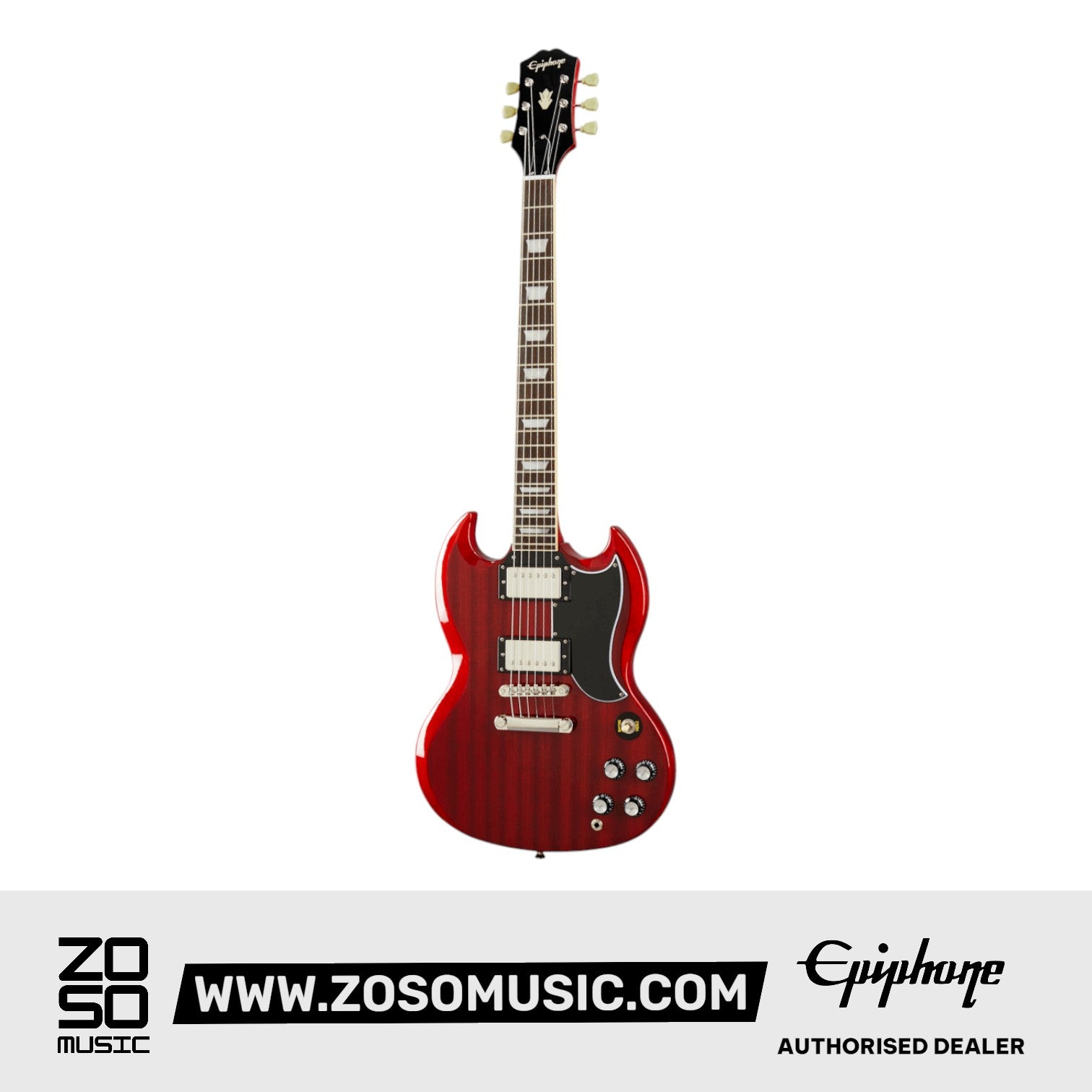 EPIPHONE SG STANDARD ELECTRIC GUITAR , CHERRY COLOR EISSBCHNH1 | EPIPHONE , Zoso Music