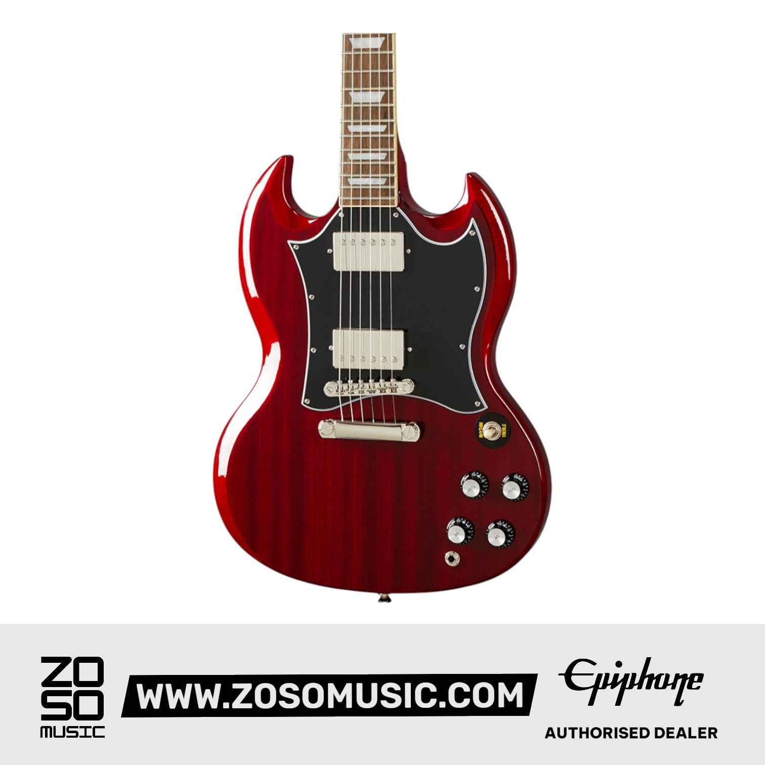 EPIPHONE SG STANDARD ELECTRIC GUITAR , CHERRY COLOR EISSBCHNH1 | EPIPHONE , Zoso Music