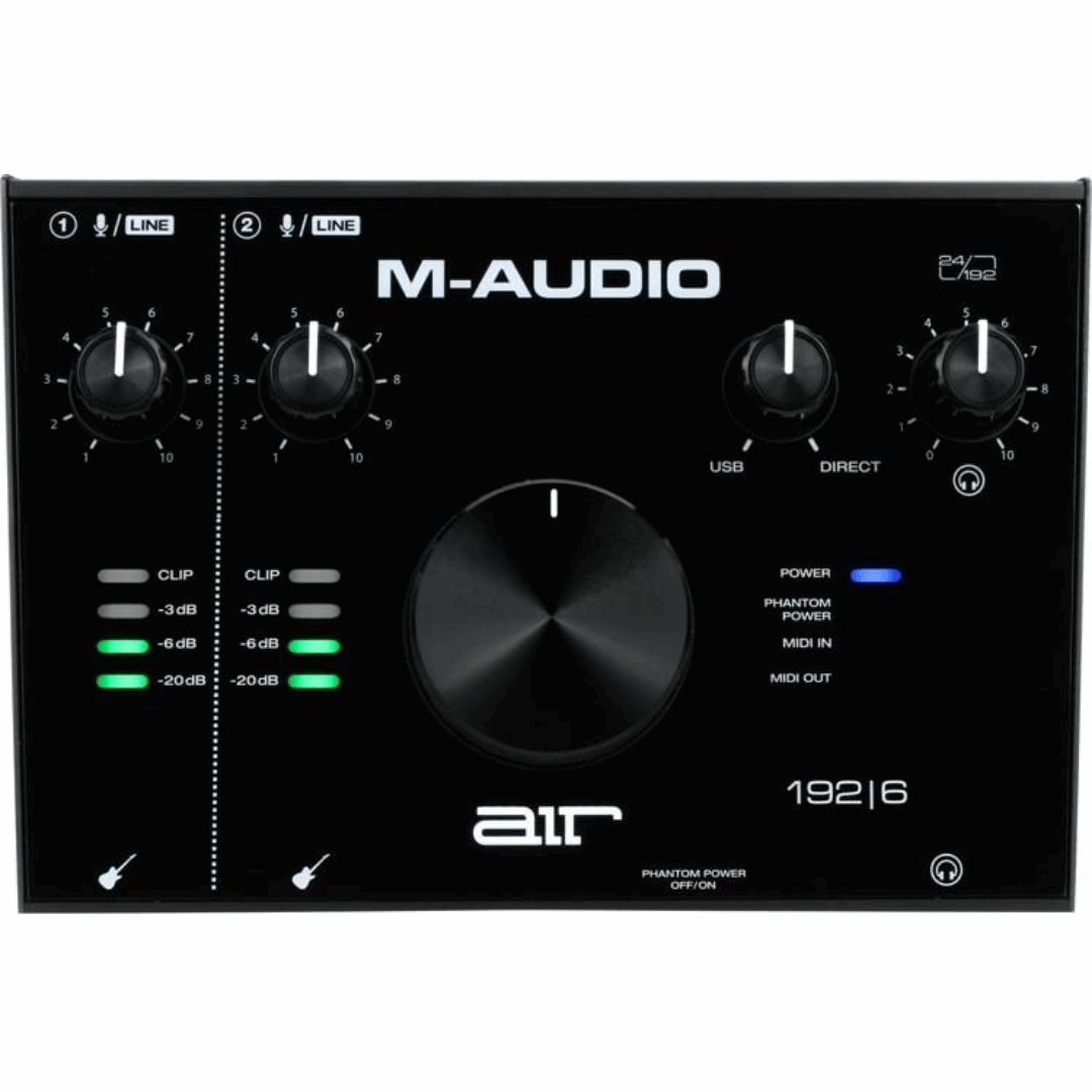 M-AUDIO AIR 192|6 USB AUDIO INTERFACE, M-AUDIO, AUDIO INTERFACE, m-audio-audio-interface-m43-air192x6, ZOSO MUSIC SDN BHD