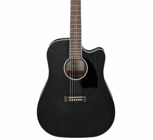 Ibanez Guitar PF16MWCE-WK Performance Series Acoustic Electric Guitar, Weathered Black Open Pore
