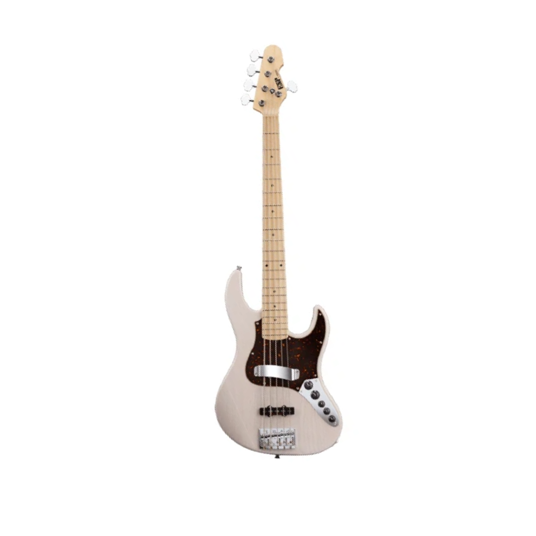 ESP Amaze-AS-SL5/M Electric Bass Guitar - See Thru White (AMAZEASSL5M)