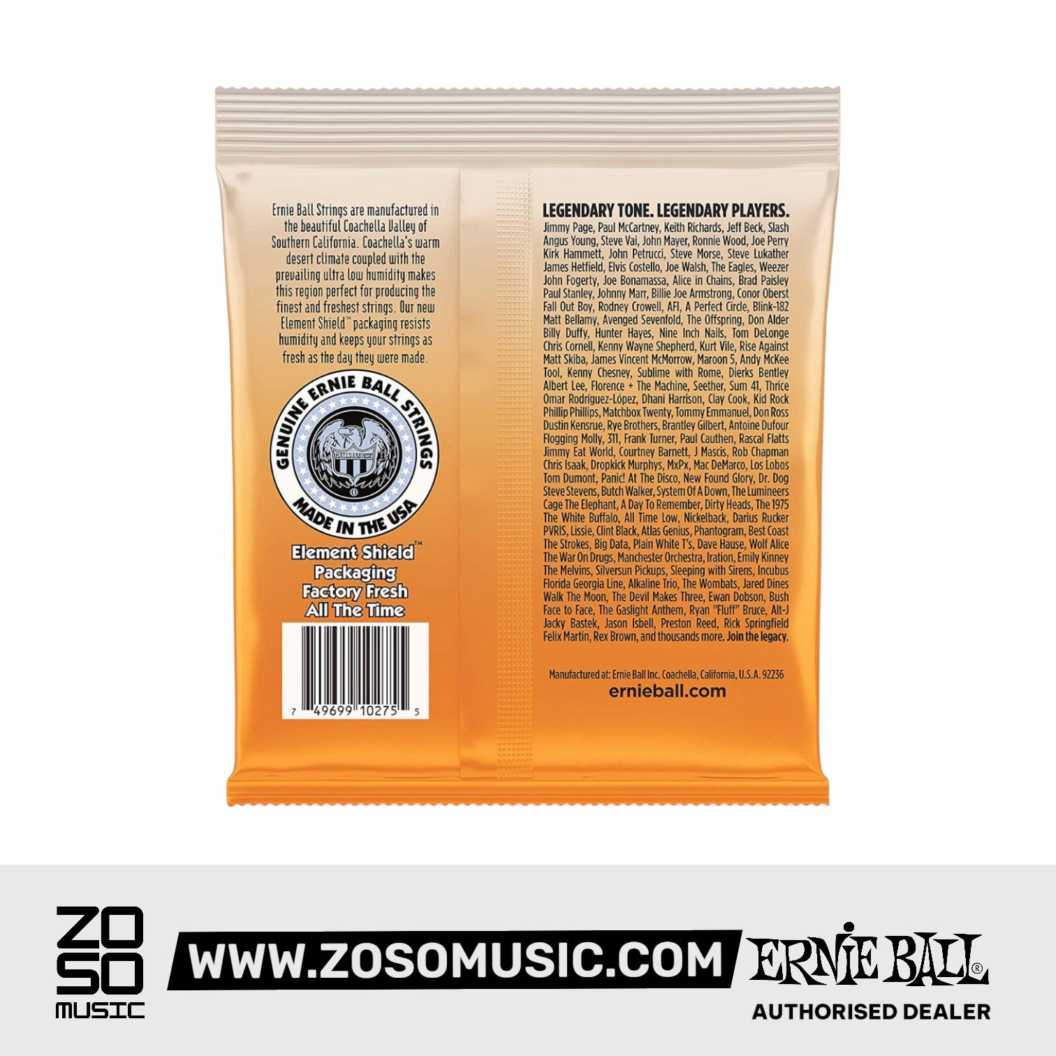 ERNIE BALL 2329 CONCERT/SOPRANO UKULELE STRING CLEAR EB2329 | ERNIE BALL , Zoso Music