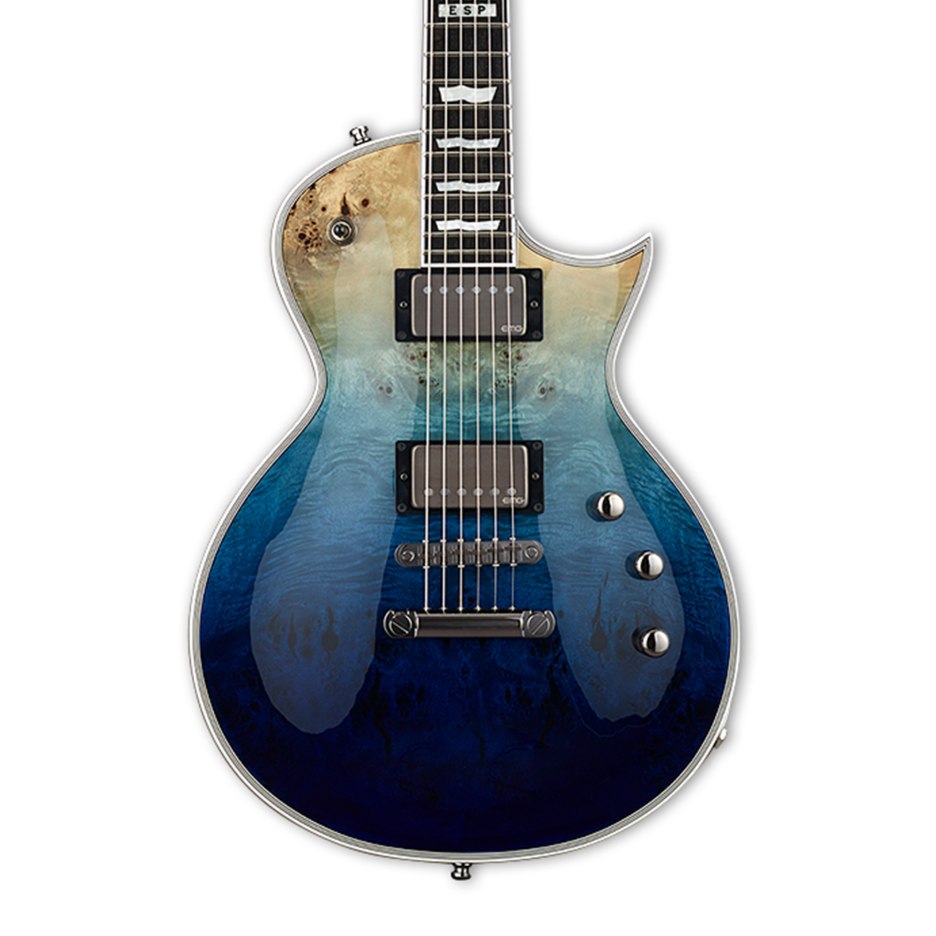 ESP E-II Eclipse ELECTRIC GUITAR- Blue Natural Fade [Made in Japan]