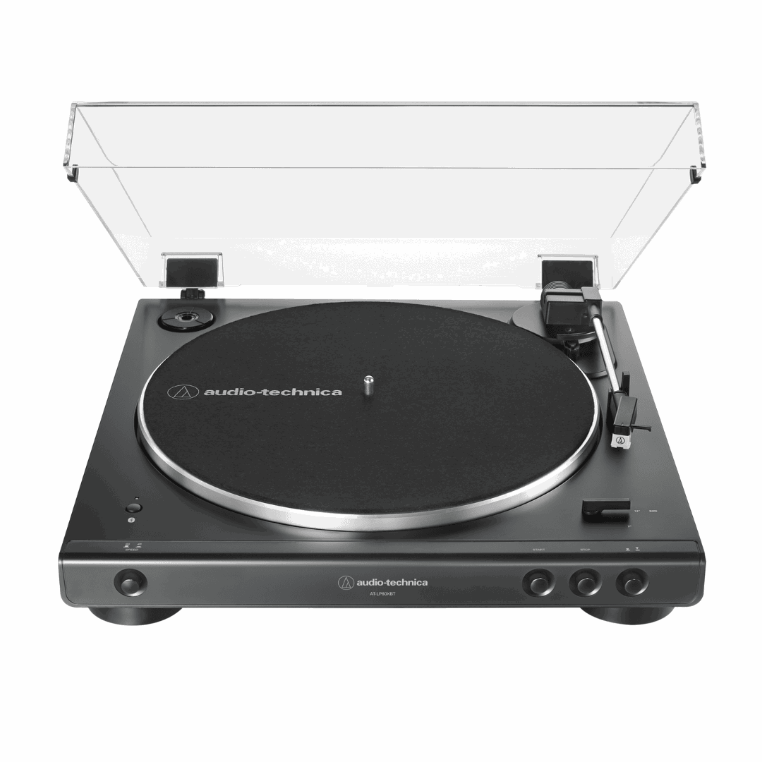 AUDIO TECHNICA AT-LP60X BLUETOOTH FULLY AUTOMATIC WIRELESS BELT-DRIVE TURNTABLE BLACK | AUDIO TECHNICA , Zoso Music