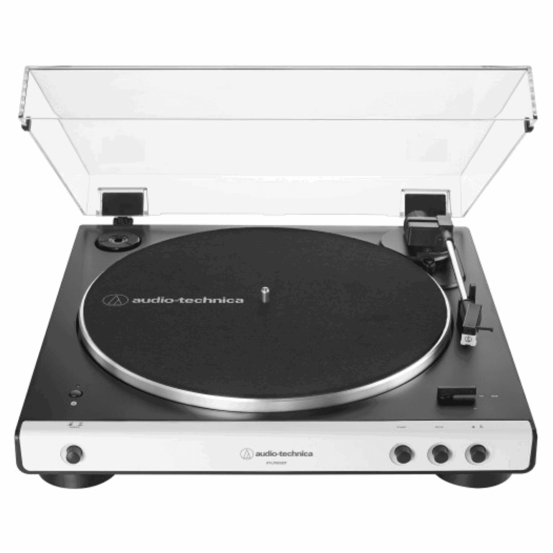 AUDIO TECHNICA AT-LP60X BLUETOOTH FULLY AUTOMATIC WIRELESS BELT-DRIVE TURNTABLE WHITE | AUDIO TECHNICA , Zoso Music