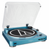 AUDIO TECHNICA AT-LP60X USB FULLY AUTOMATIC BELT-DRIVE TURNTABLE (USB &amp; ANALOG) BLUE | AUDIO TECHNICA , Zoso Music