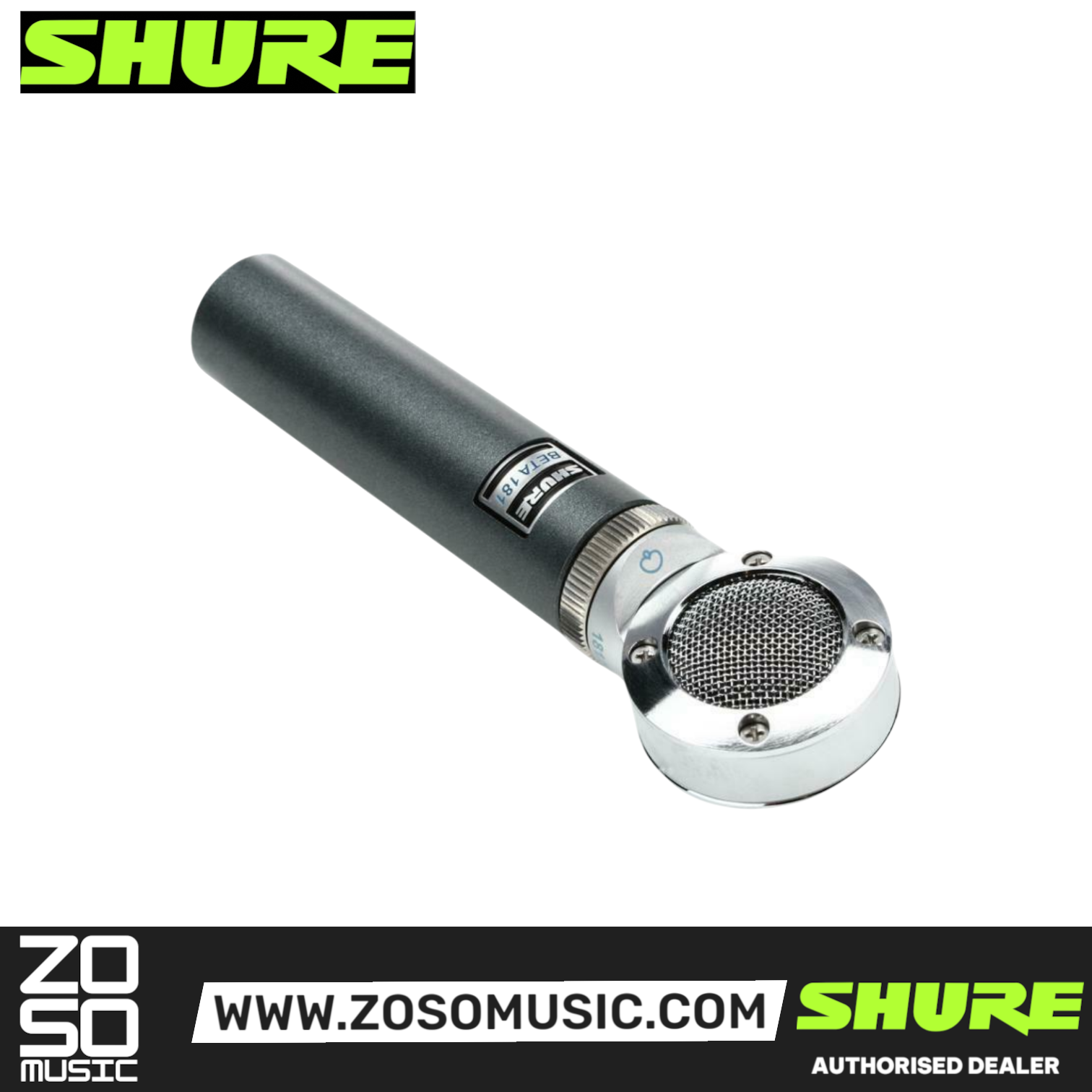 Shure Beta 181/S Supercardioid Small-diaphragm Condenser Microphone (BETA181S / BETA 181S), SHURE, MICROPHONE, shure-microphone-beta181-s, ZOSO MUSIC SDN BHD