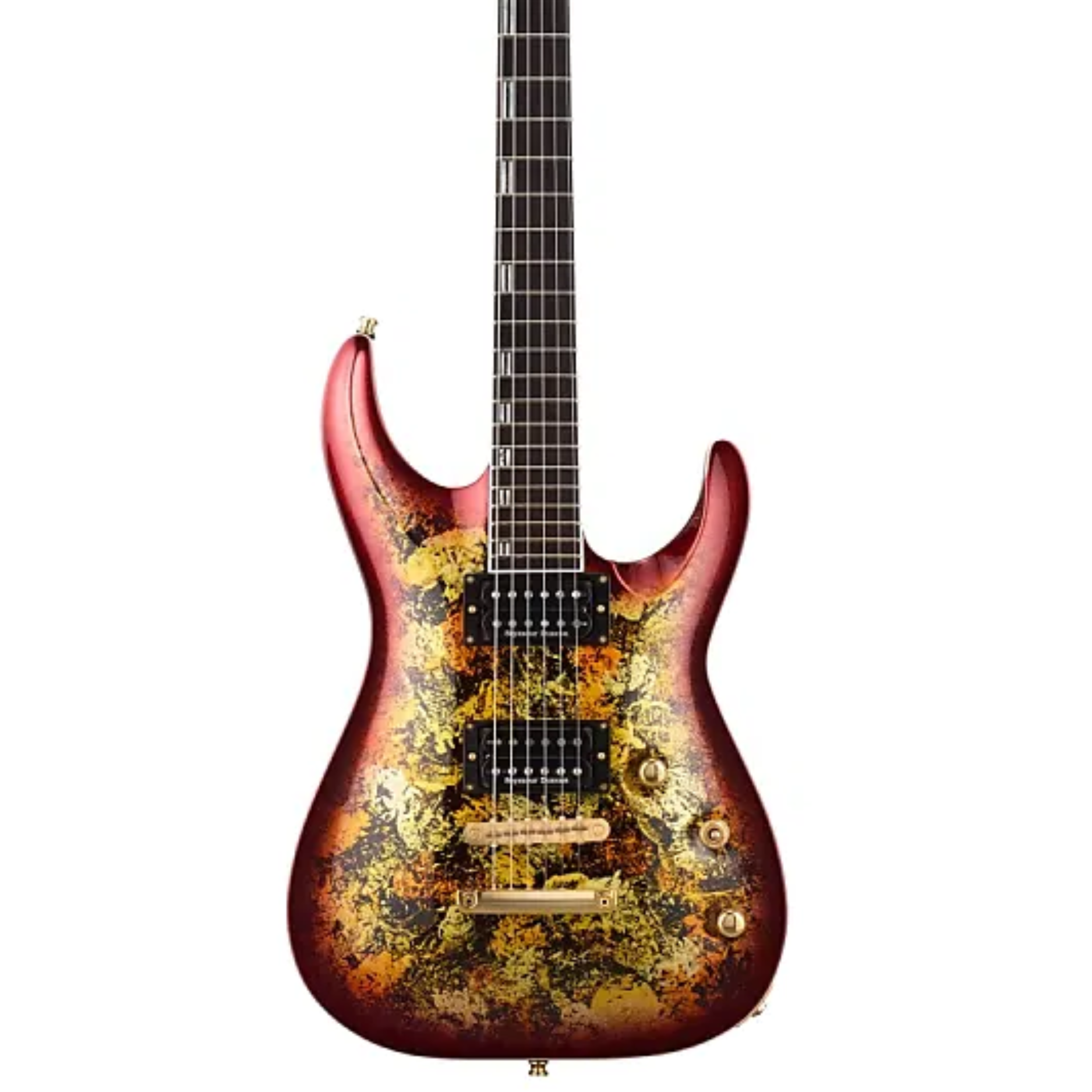 ESP Horizon-CTM-PT NT - Fireopal with Red Pearl Black (HORIZONCTMPTNT) Electric Guitar