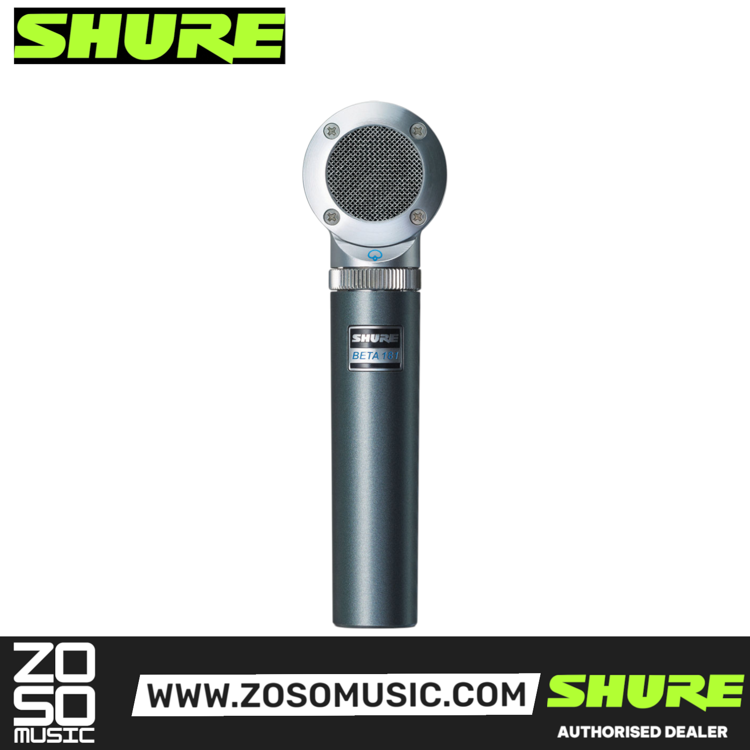 Shure Beta 181/C Small-diaphragm Condenser Microphone (BETA181C / BETA 181C), SHURE, MICROPHONE, shure-microphone-beta181-c, ZOSO MUSIC SDN BHD