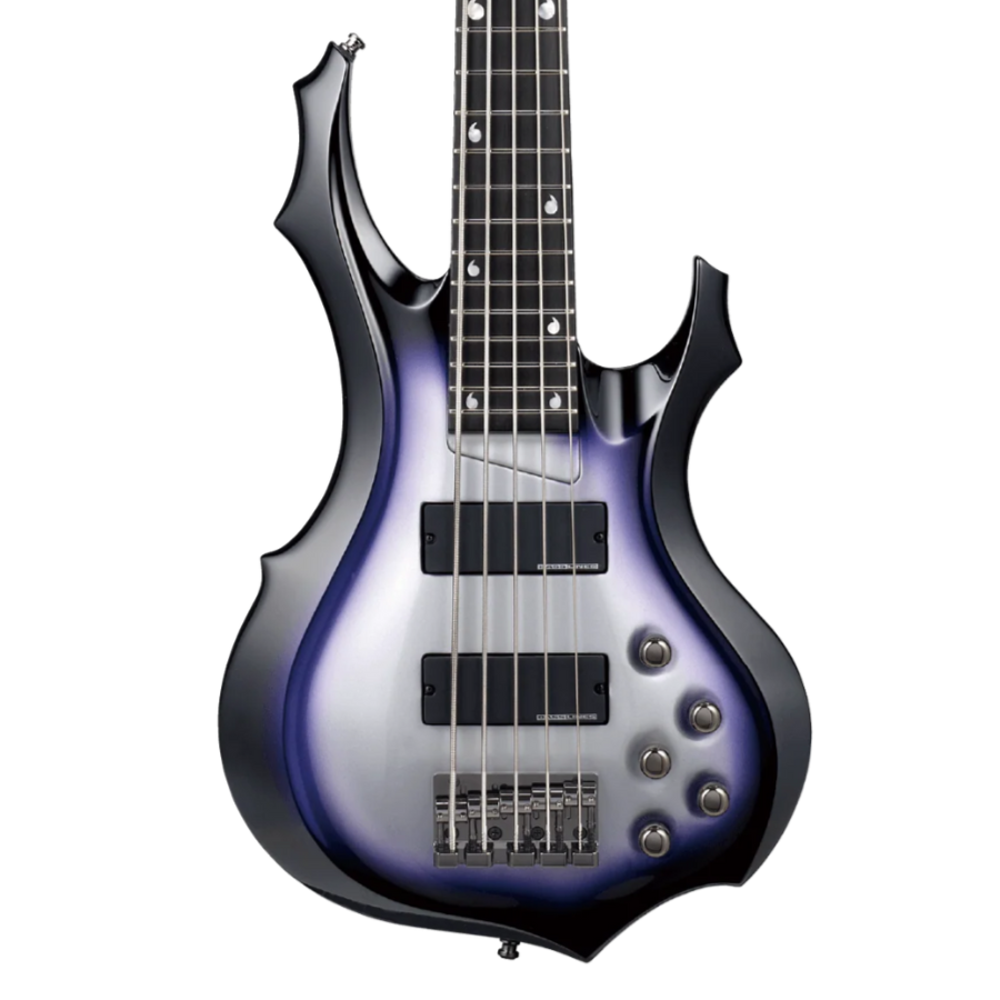 ESP Doris Yeh Doris Andromeda D - Black Purple Silver Sunburst Electric Guitar |  ESP |  BASS GUITAR |  Zoso Music
