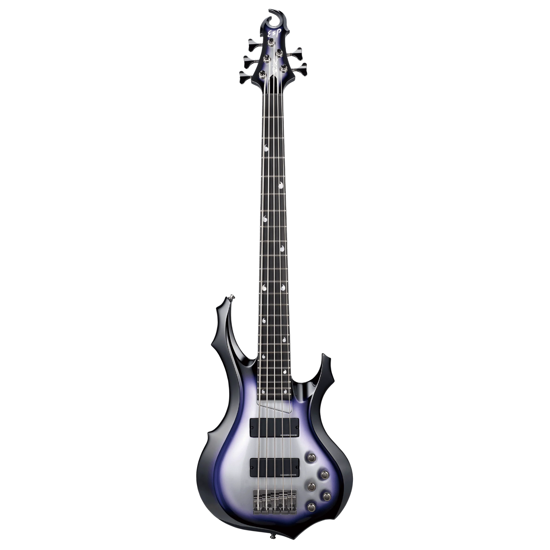 ESP Doris Yeh Doris Andromeda D - Black Purple Silver Sunburst Electric Guitar |  ESP |  BASS GUITAR |  Zoso Music