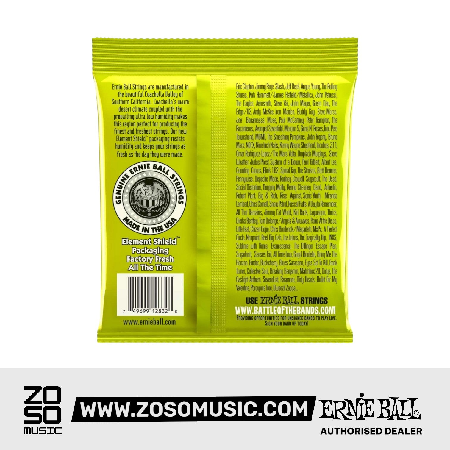 ERNIE BALL EB2832 ELECTRIC BASS GTR STRING REGULAR SLINKY 50-105 | ERNIE BALL , Zoso Music