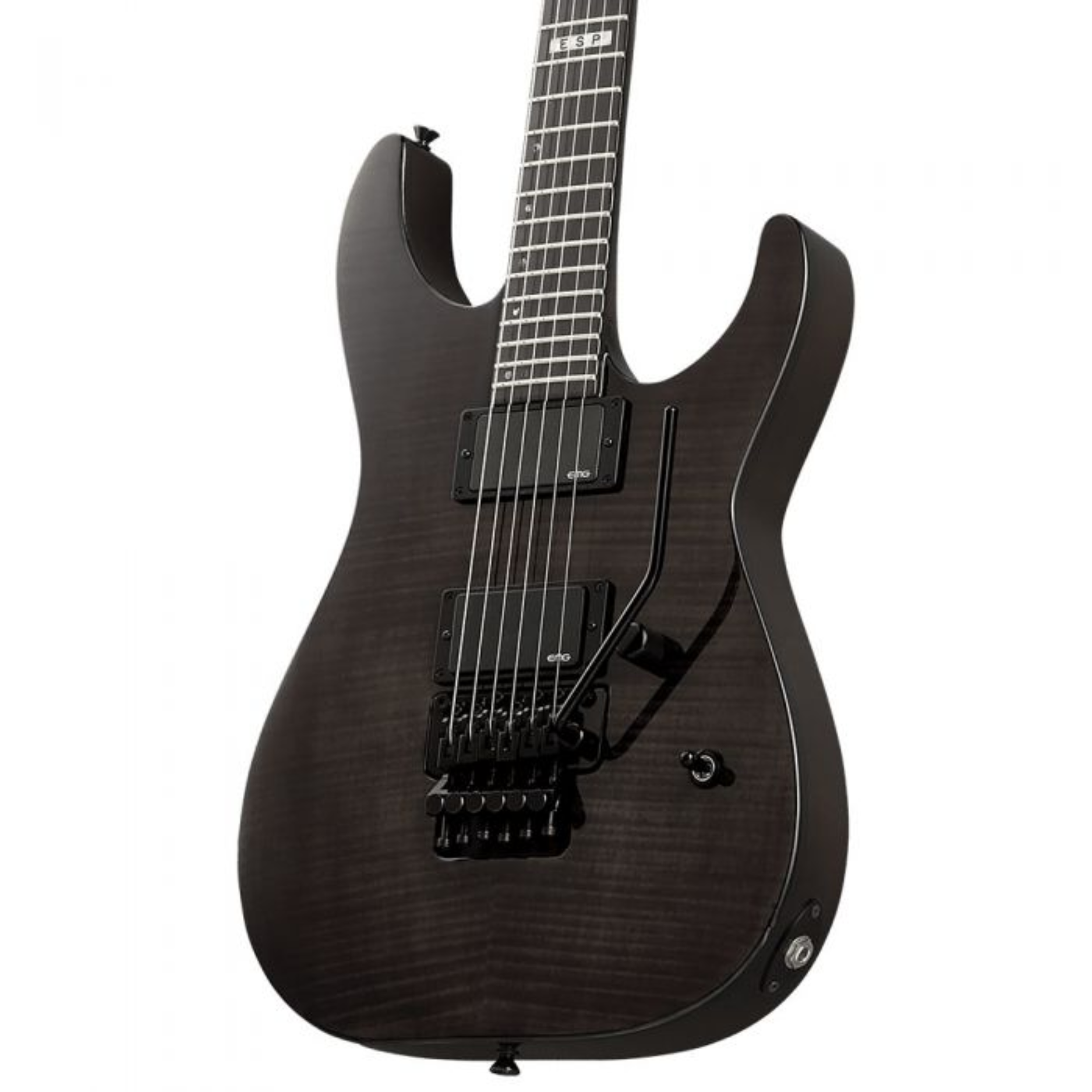 ESP E-II M-II - Flame Maple Top - See Thru Black [Made in Japan]