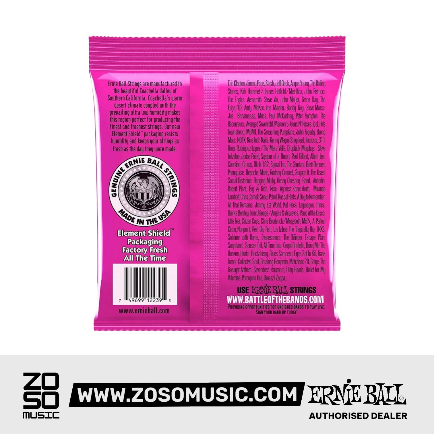ERNIE BALL 2239 RPS SUPER SLINKY NICKEL WOUND ELECTRIC GUITAR STRINGS 09-42 | ERNIE BALL , Zoso Music