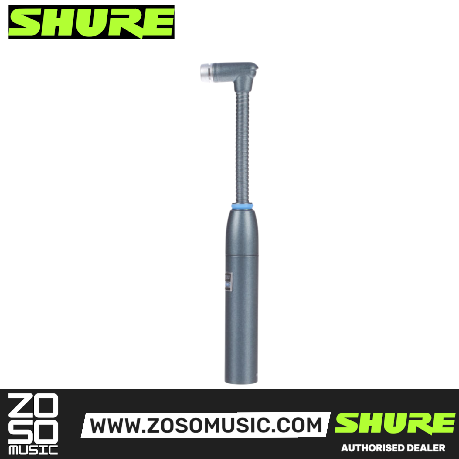 Shure BETA 98AMP/C Cardioid Condenser Gooseneck Microphone with XLR Preamp (BETA98AMP/C), SHURE, MICROPHONE, shure-microphone-beta98amp-c, ZOSO MUSIC SDN BHD