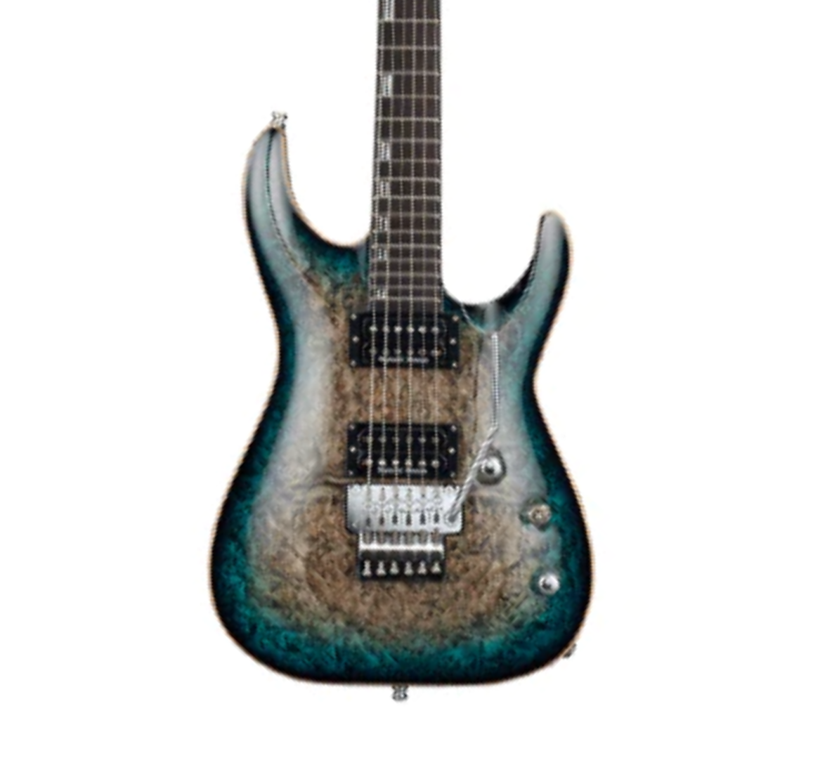 ESP Horizon-CTM FR/BM - Reptile Blue Burst (HORIZONCTMFRBM) |  ESP |  ELECTRIC GUITAR |  Zoso Music