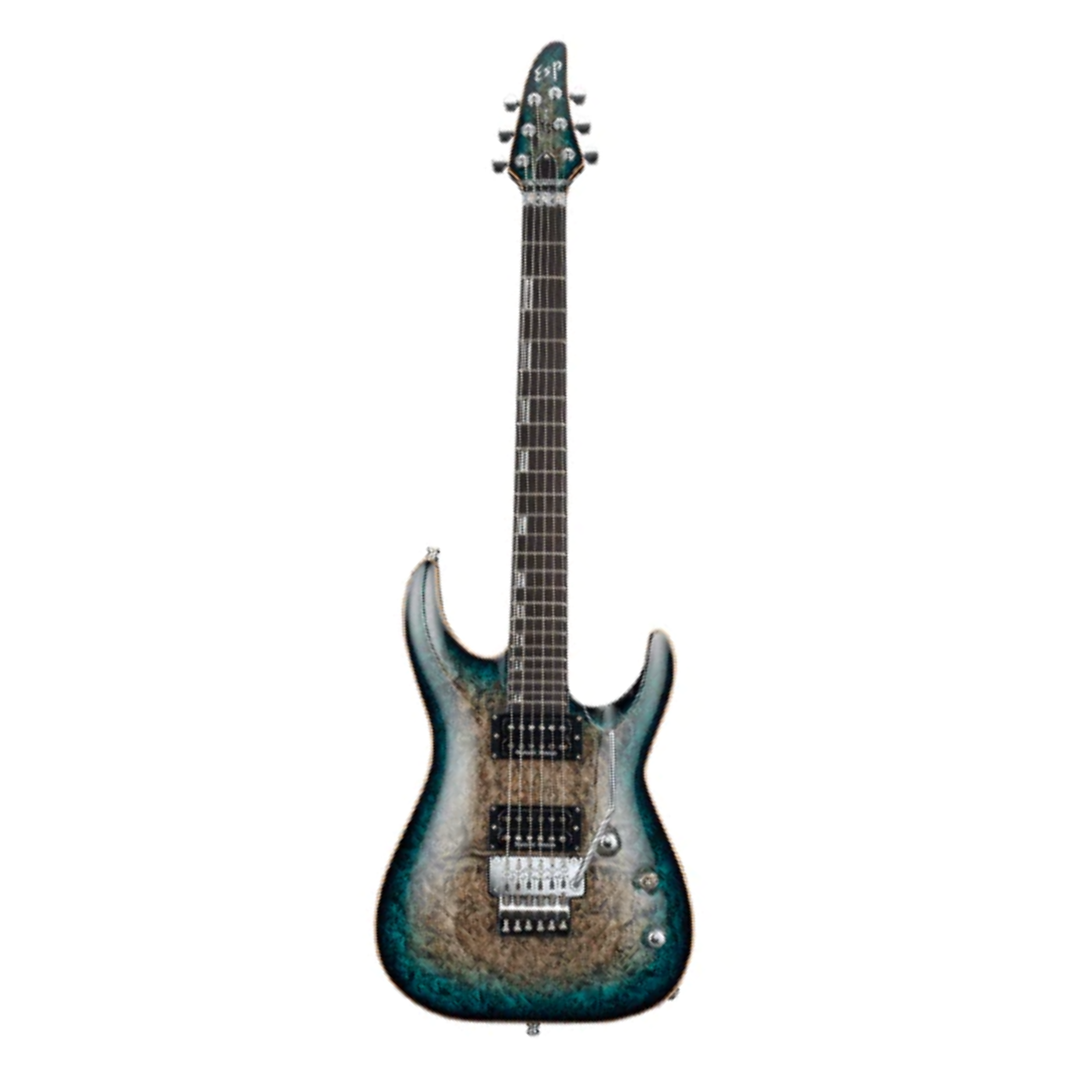 ESP Horizon-CTM FR/BM - Reptile Blue Burst (HORIZONCTMFRBM) |  ESP |  ELECTRIC GUITAR |  Zoso Music
