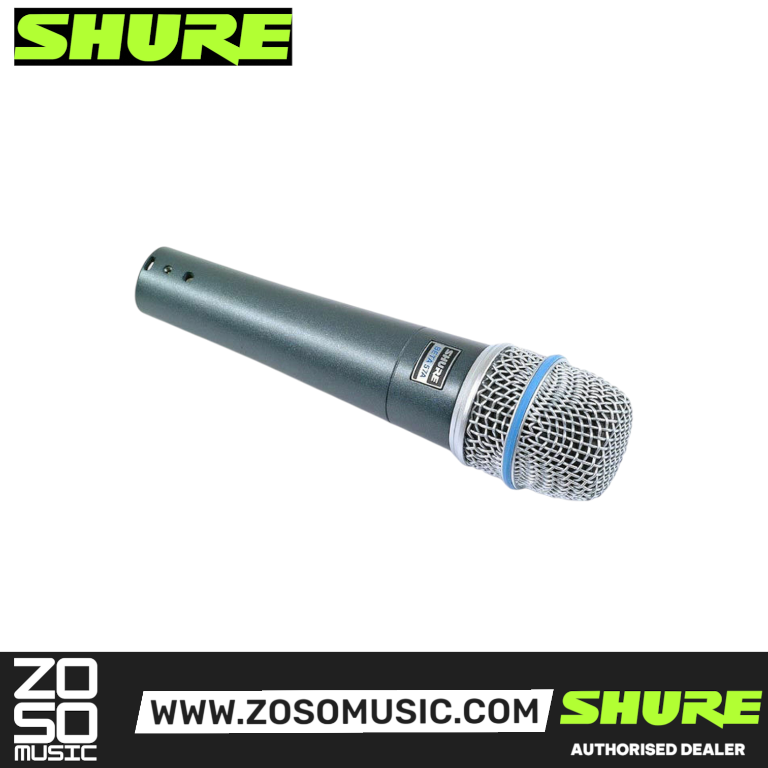 Shure BETA 57A Supercardioid Dynamic Instrument Microphone (BETA-57A / BETA57A), SHURE, INSTRUMENT MICROPHONE, shure-instrument-microphone-beta57a, ZOSO MUSIC SDN BHD