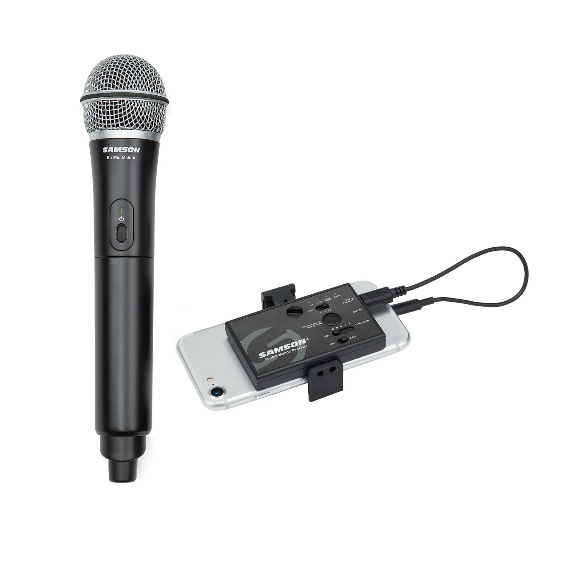 Samson Go Mic Mobile Front View Zoso Music 