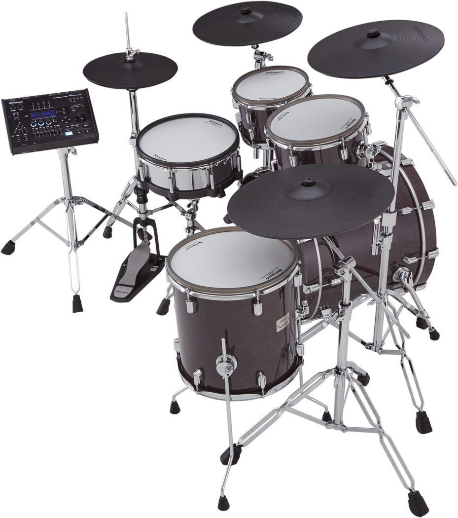 Roland V-Drums Acoustic Design VAD706GE Electronic Drum Set - Gloss Ebony Zoso Music