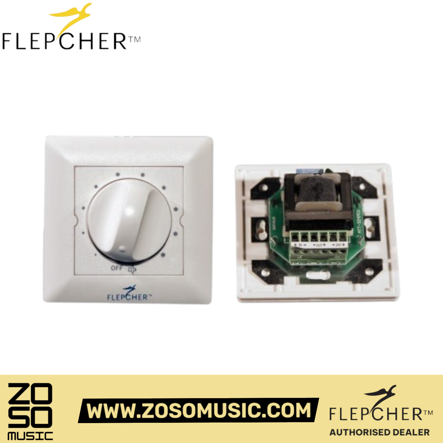 Flepcher VC 606P/624P/650P 6W Premium Volume Controller | Zoso Music Sdn Bhd