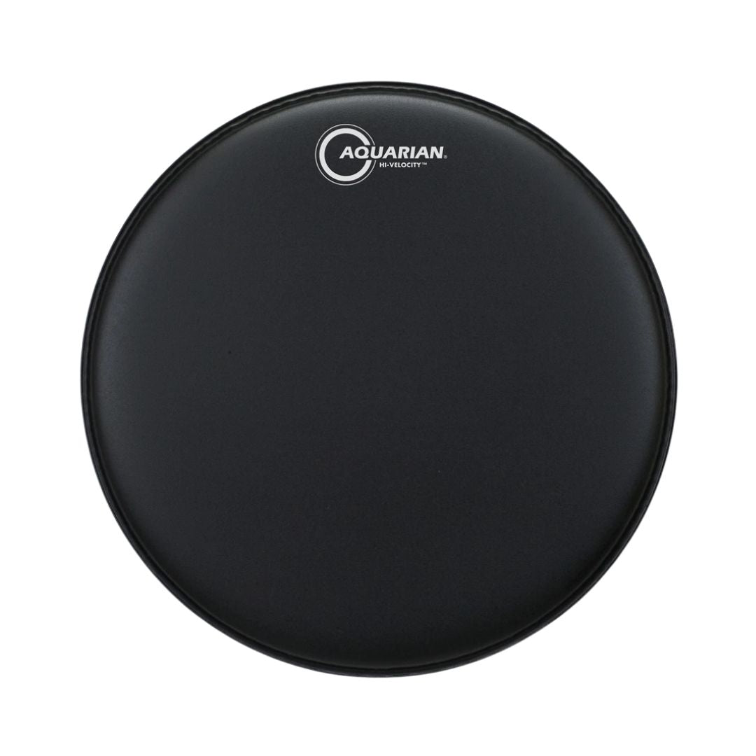 Aquarian VEL-BK Hi Velocity Texture Coated Black 2ply 7+7mil Snare Drum Head | Zoso Music Sdn Bhd