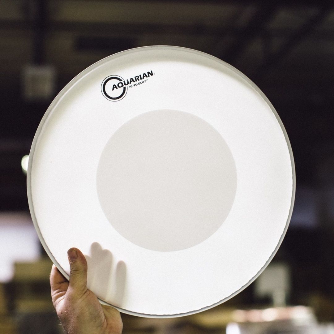 Aquarian VEL Hi Velocity Texture Coated 2ply 7+7mil Snare Drum Head |  AQUARIAN |  DRUM HEAD |  Zoso Music