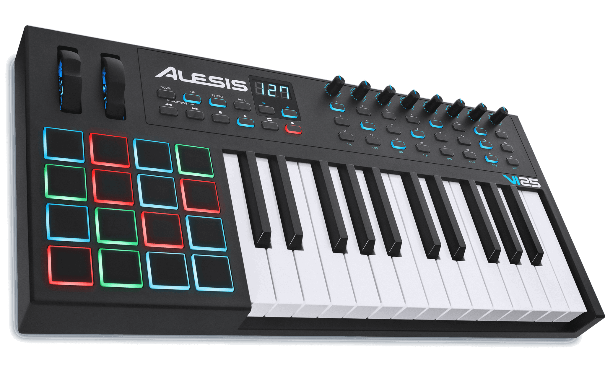 ALESIS VI25 ADVANCED 25-KEY USB/MIDI KEYBOARD CONTROLLER | ALESIS , Zoso Music